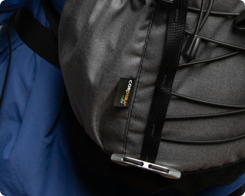 product made with CORDURA® re/cor™ fabric